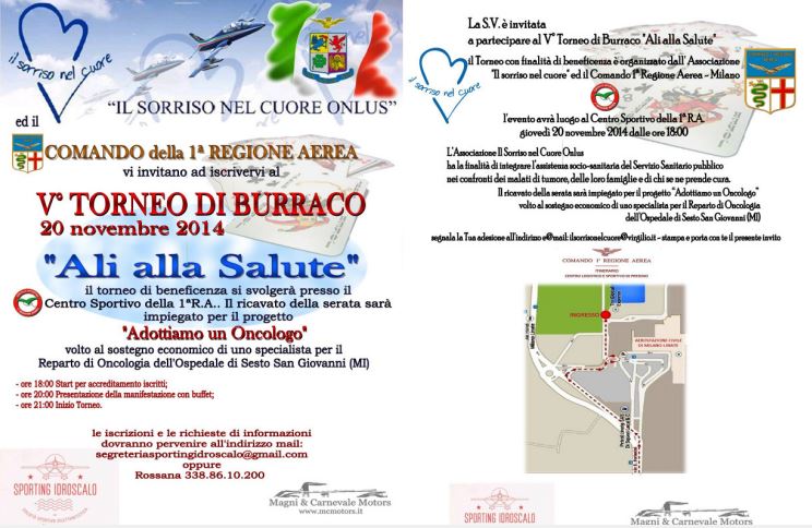 Torneo burraco Ali alla Salute